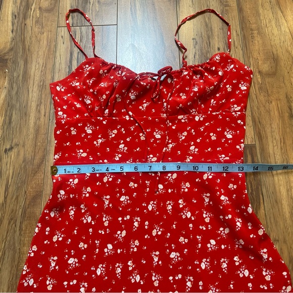 Realisation Par Inez Dress in Ammi Red Floral Size S - Picture 9 of 14